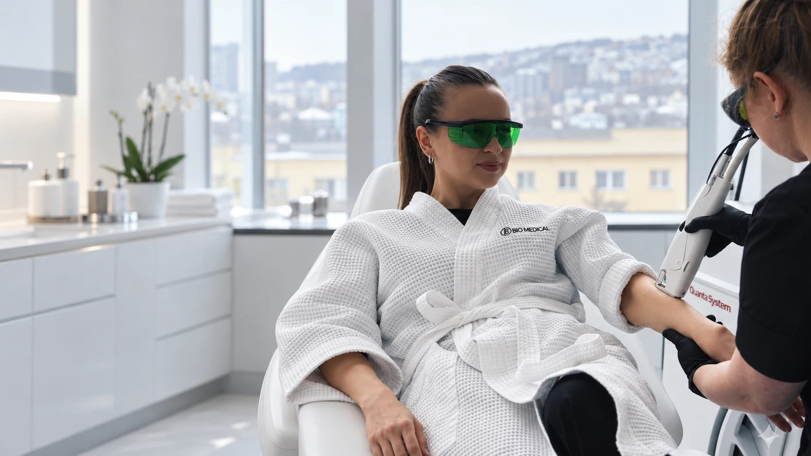 Процедура лазерной эпиляции Quanta System в BIO MEDICAL